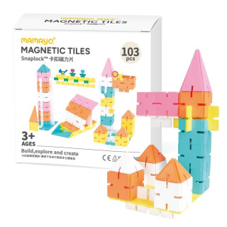 mamayo媽媽友 SnapLock™卡扣磁力片103pcs