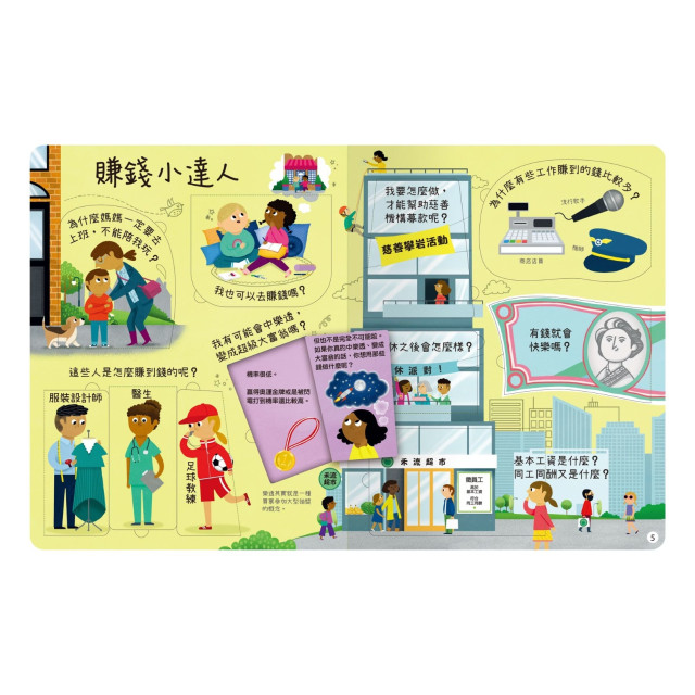 禾流文創 想問什麼翻翻書 關於錢你想做什麼？