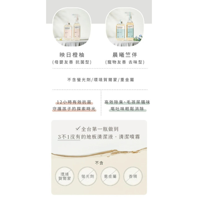好日照 Puréhous全效清潔噴霧(多款)