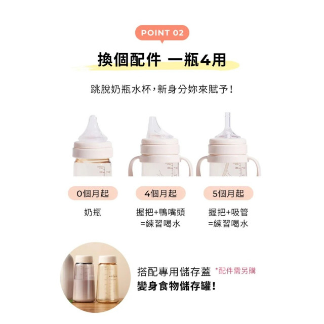 MOTHER-K 精粹極簡PPSU奶瓶-獨角獸限定款180ml