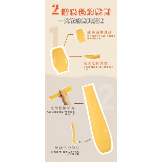 2angels 矽膠餵食湯匙兩入組(附外出盒)