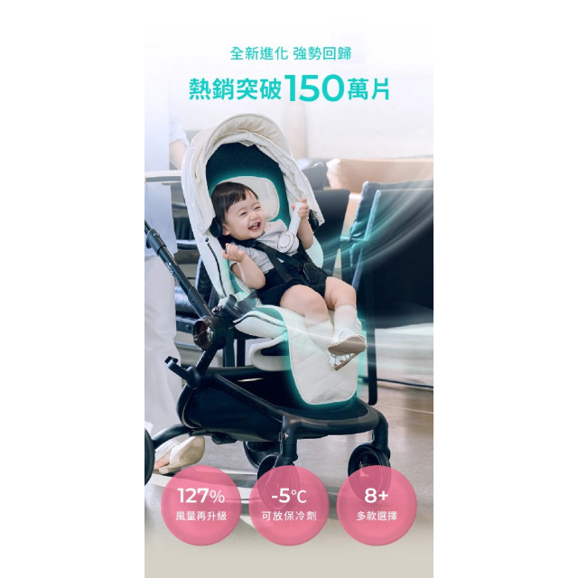 Poled AIRLUV5 Lollipop 智能風扇涼感墊-開心果綠(門市限定色)