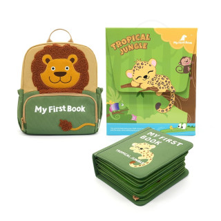 MY FIRST BOOKS 蒙特梭利啟蒙布書-動物冊 熱帶叢林