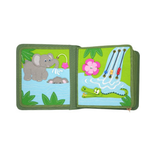 MY FIRST BOOKS 蒙特梭利啟蒙布書-動物冊 熱帶叢林
