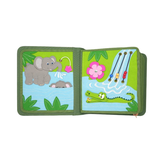 MY FIRST BOOKS 蒙特梭利啟蒙布書-動物冊 熱帶叢林